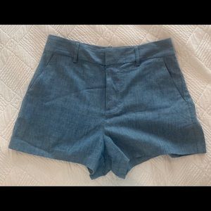 Alice + Olivia Cady Chambray Shorts